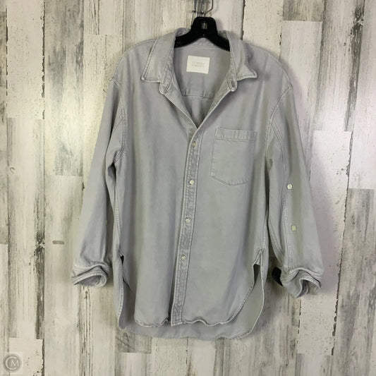Jacket Shirt By Citizens Of Humanity In Grey, Size: M