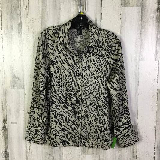 Blouse Long Sleeve By Rachel Zoe In Black, Size: S