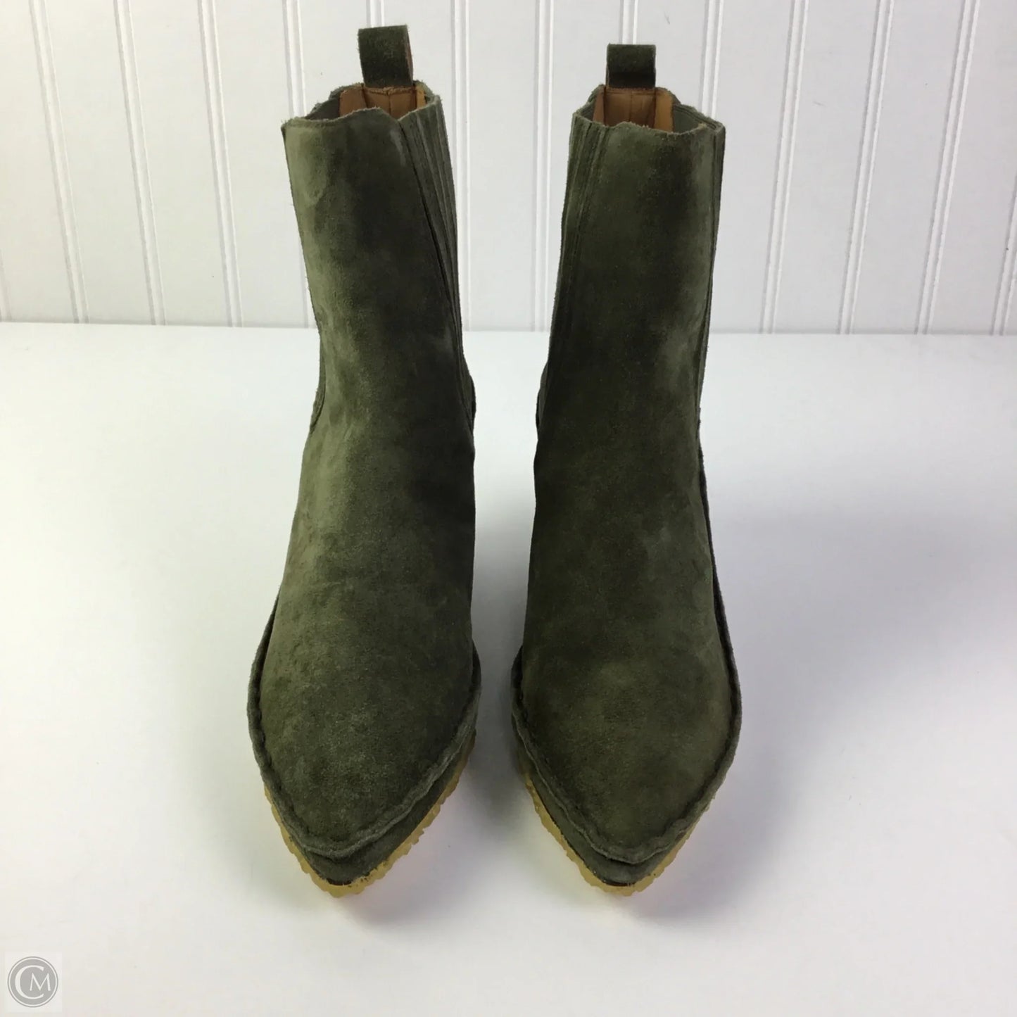 Boots Designer By Tory Burch In Green, Size: 7