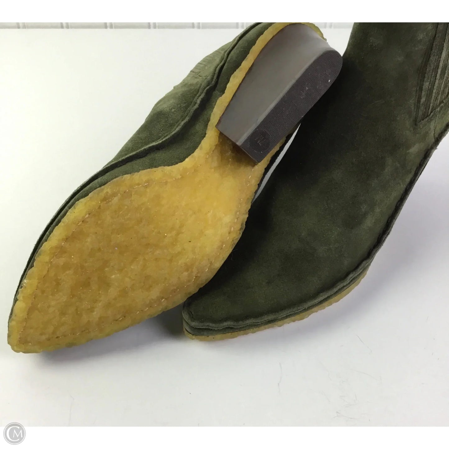 Boots Designer By Tory Burch In Green, Size: 7