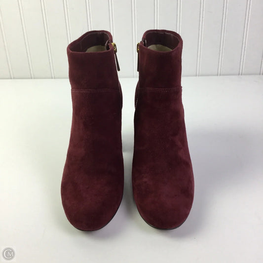 Boots Designer By Michael Kors In Red, Size: 7