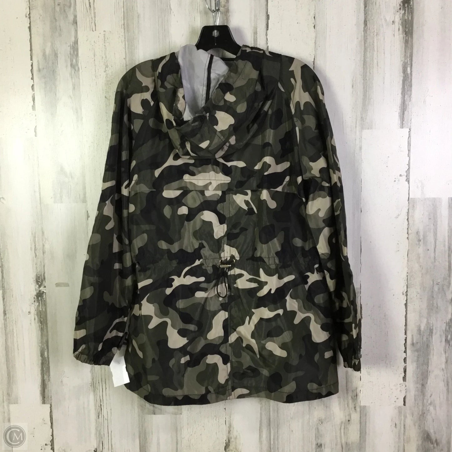 Jacket Windbreaker By Ci Sono In Camouflage Print, Size: L