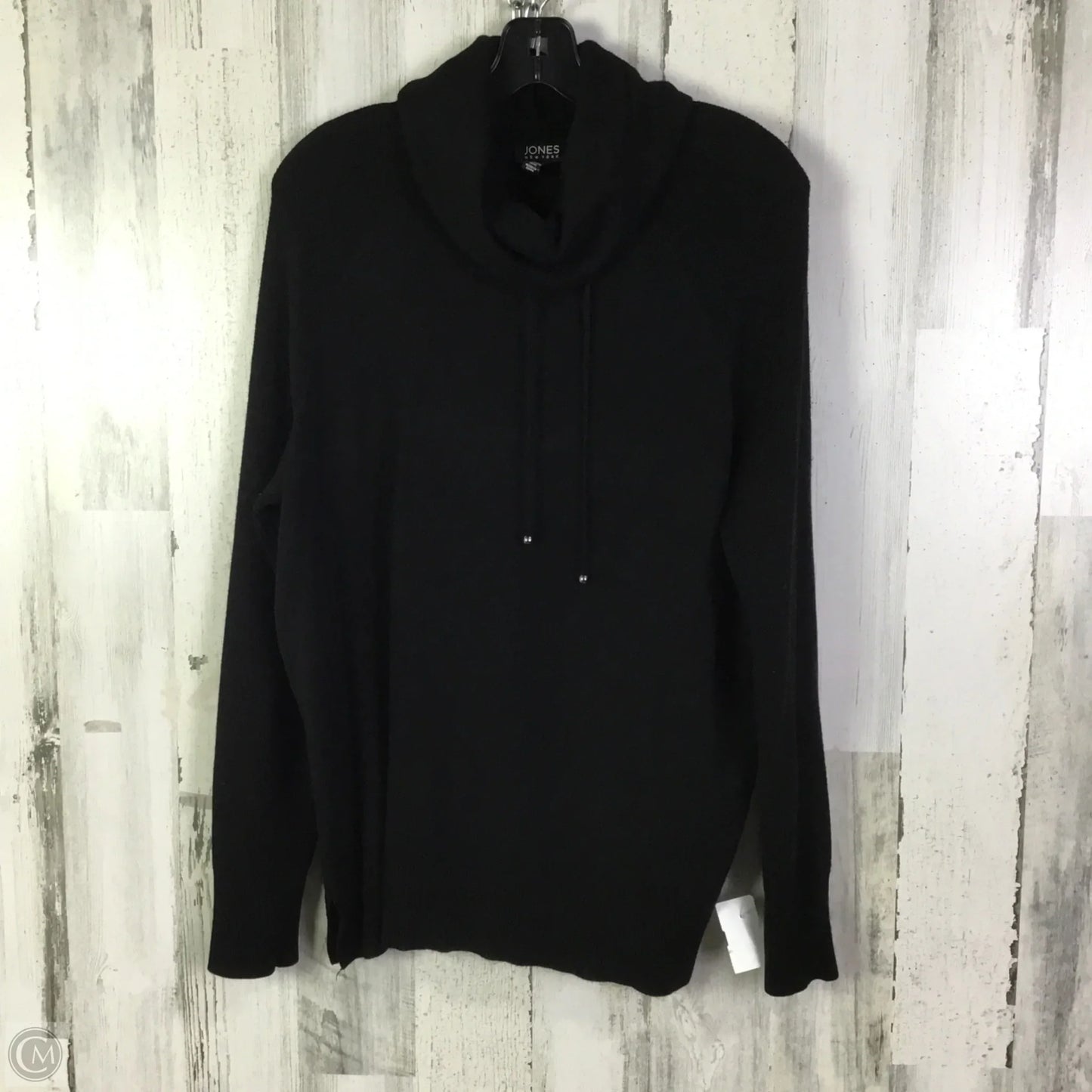 Sweater By Jones New York In Black, Size: L