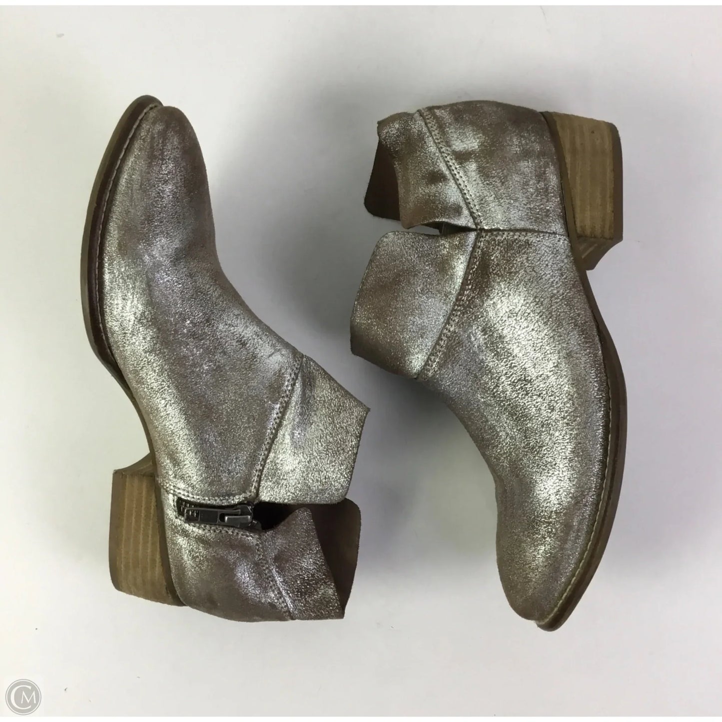 Boots Ankle Flats By Seychelles In Silver, Size: 6.5