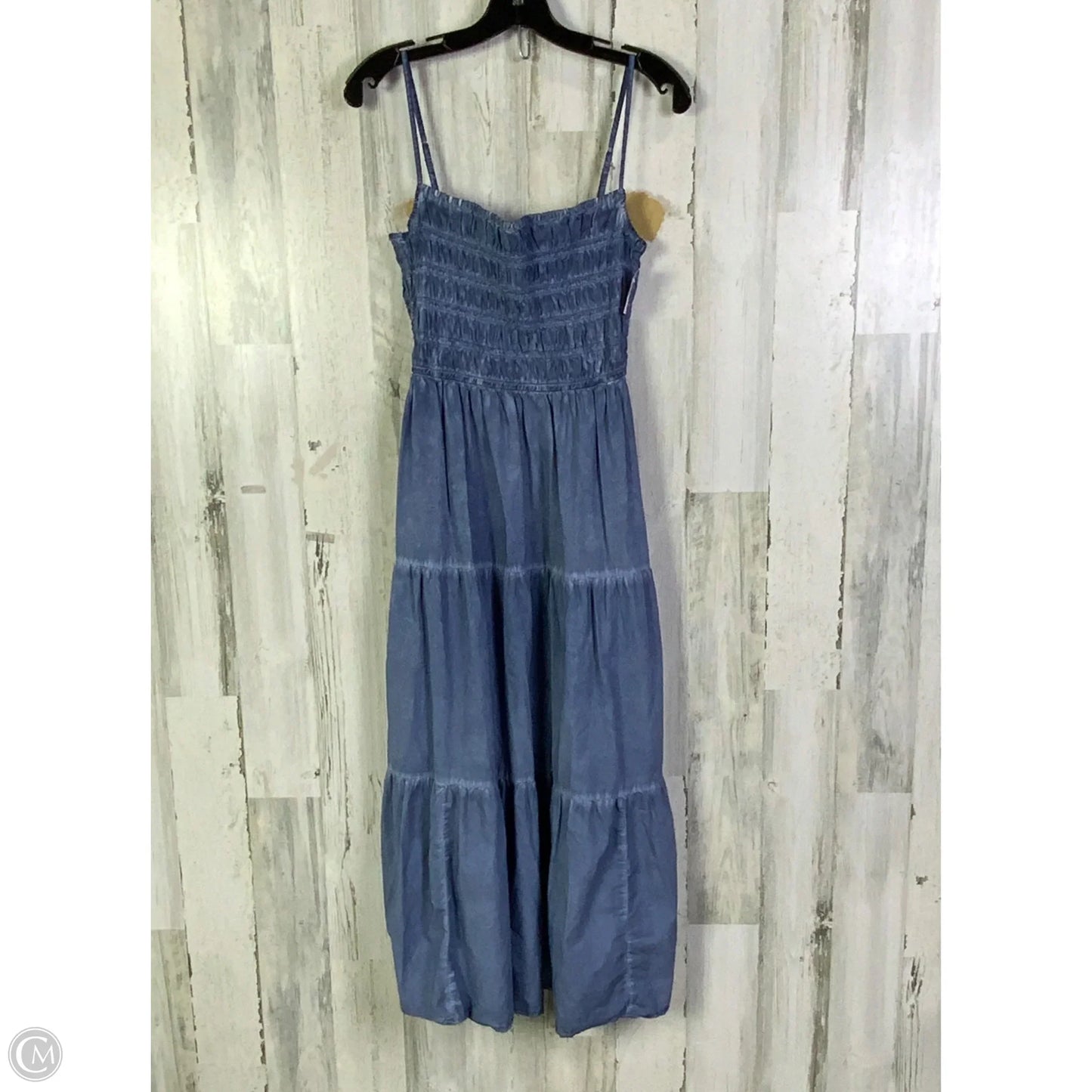 Dress Casual Midi By Gap In Blue, Size: S