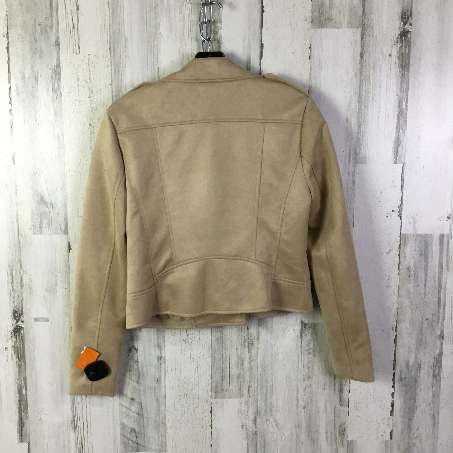 Jacket Moto By Bb Dakota In Cream, Size: M