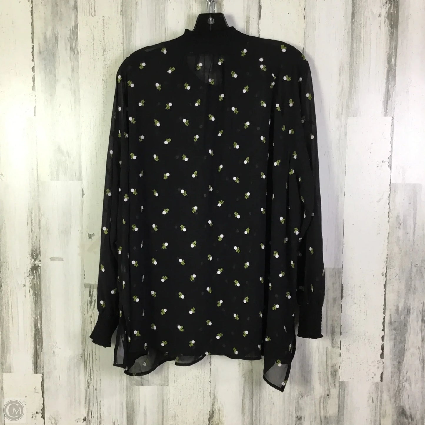 Top Long Sleeve By Cabi In Black, Size: Xl