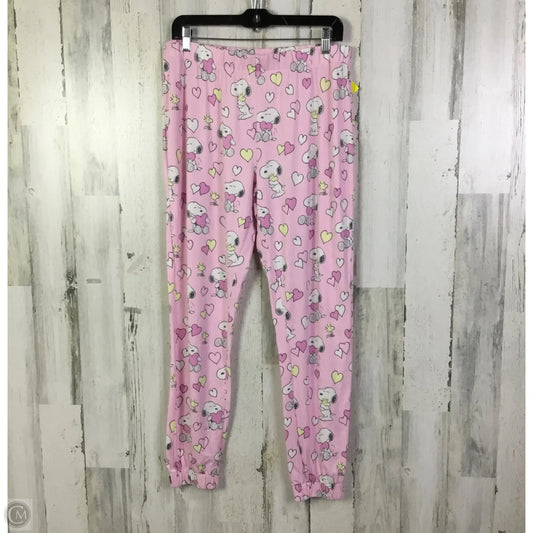 Pajama Pants By Clothes Mentor In Pink, Size: L
