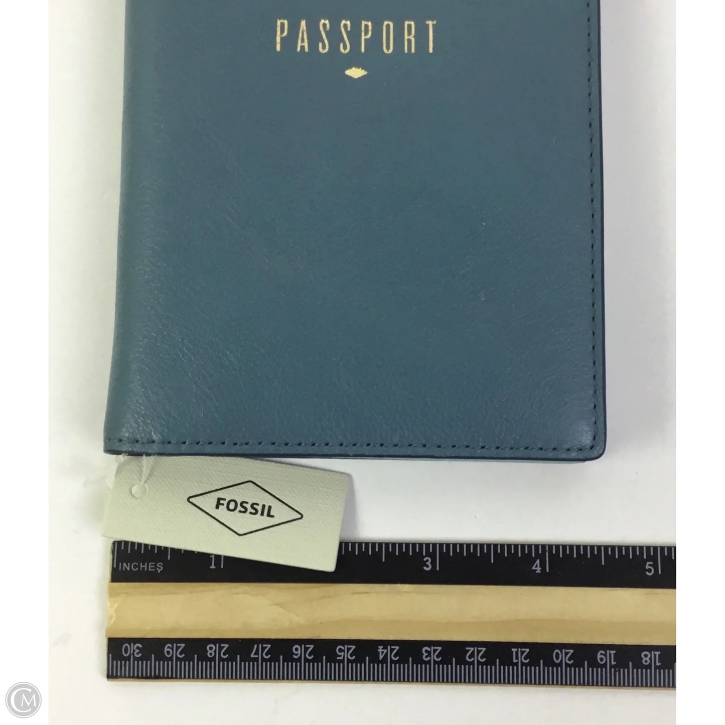 Wallet Leather By Fossil, Size: Medium