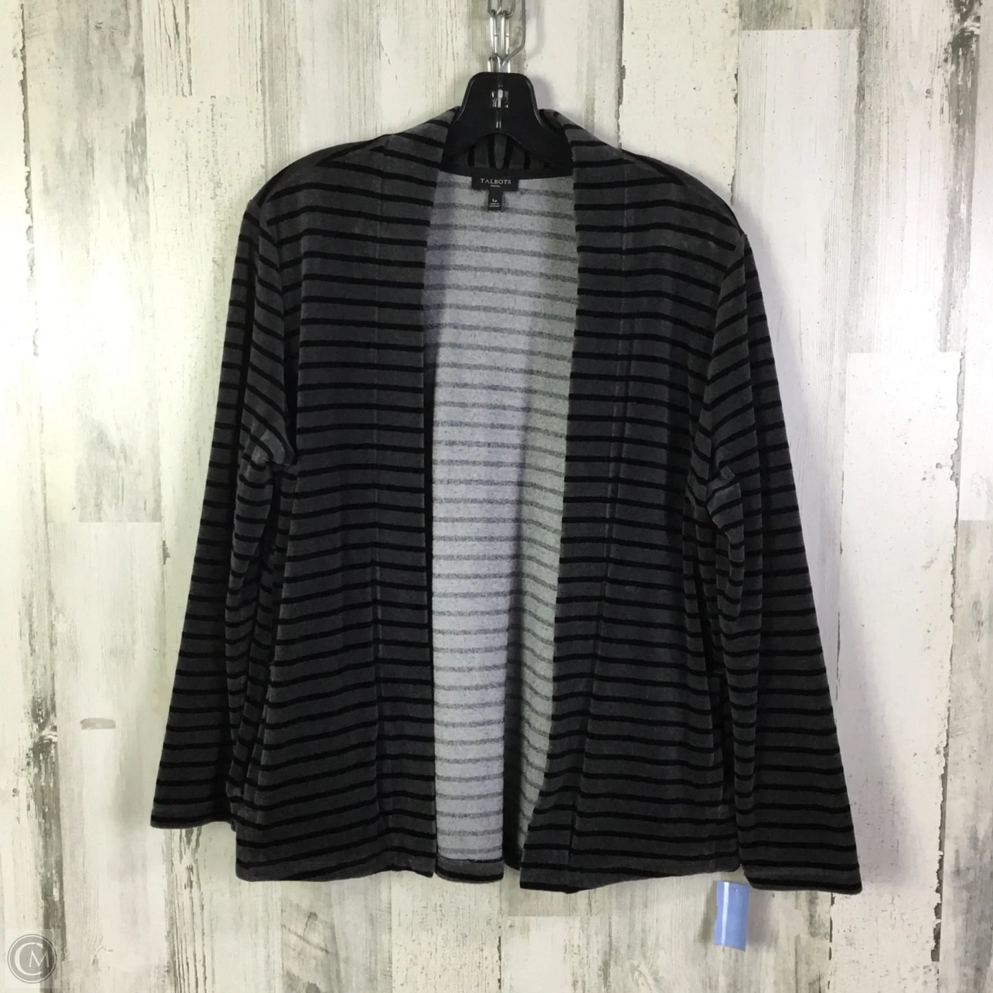 Cardigan By Talbots In Grey, Size: L