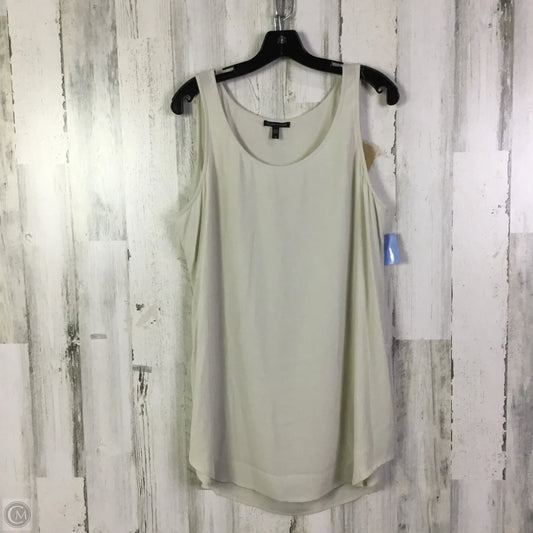 Top Sleeveless By Eileen Fisher In Cream, Size: L