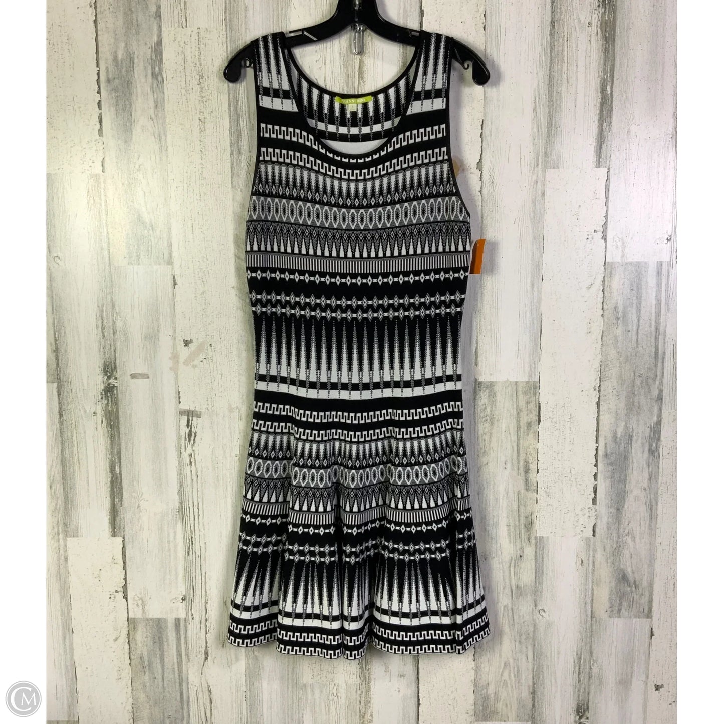 Dress Casual Short By Gianni Bini In Black & White, Size: L