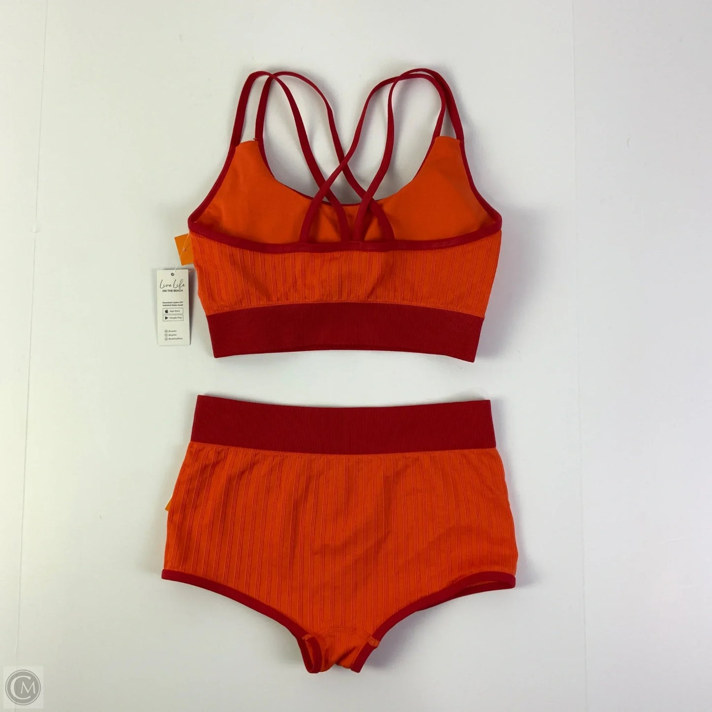 Swimsuit 2pc By Clothes Mentor In Orange, Size: M