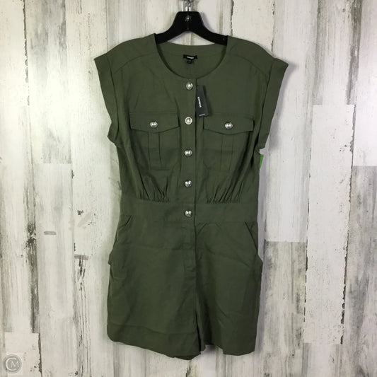 Romper By Express In Green, Size: S