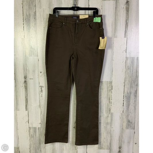Jeans Boot Cut By Not Your Daughters Jeans In Brown Denim, Size: 12