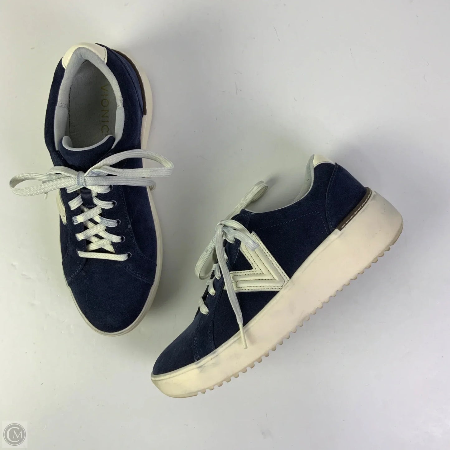 Shoes Sneakers By Vionic In Navy, Size: 8.5