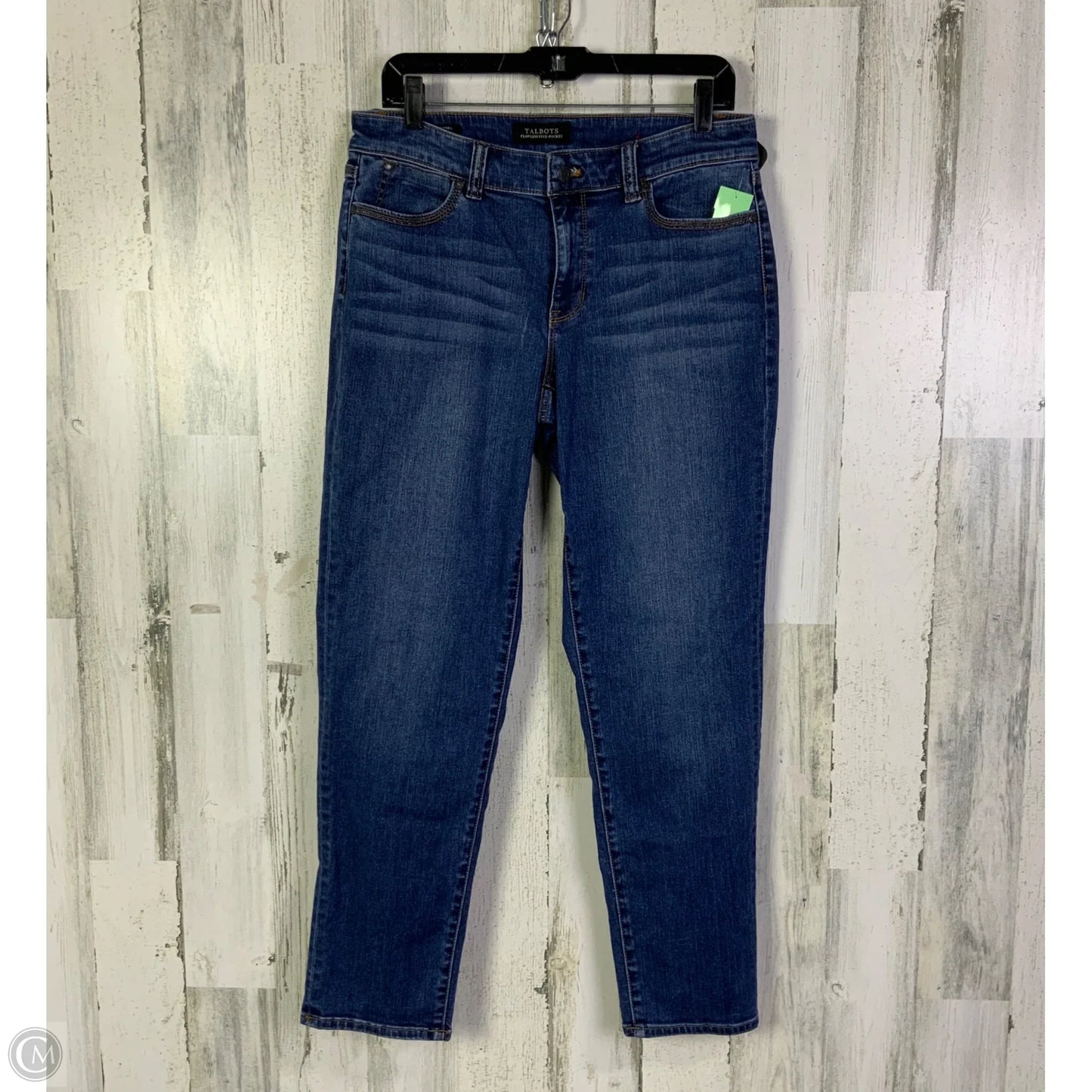 Jeans Boyfriend By Talbots In Blue Denim, Size: 8