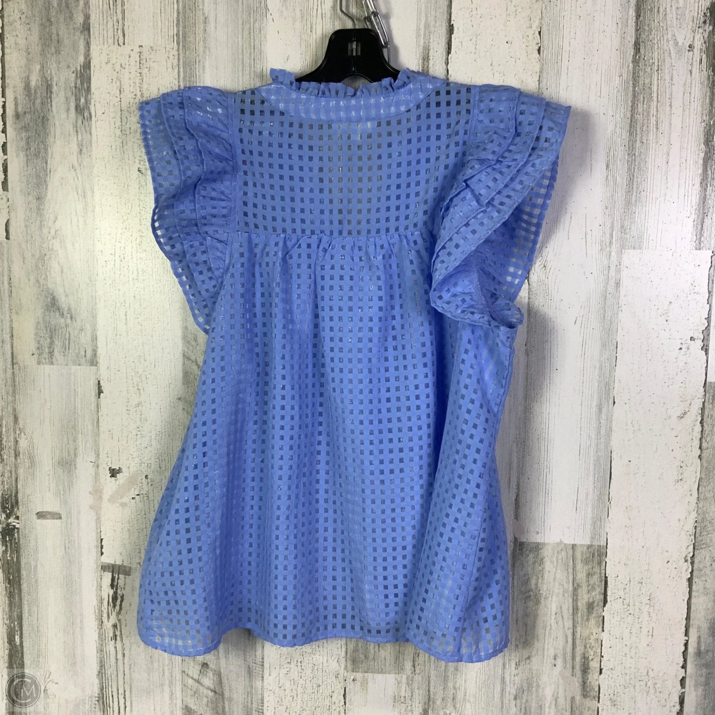 Top Short Sleeve By Entro In Blue, Size: M