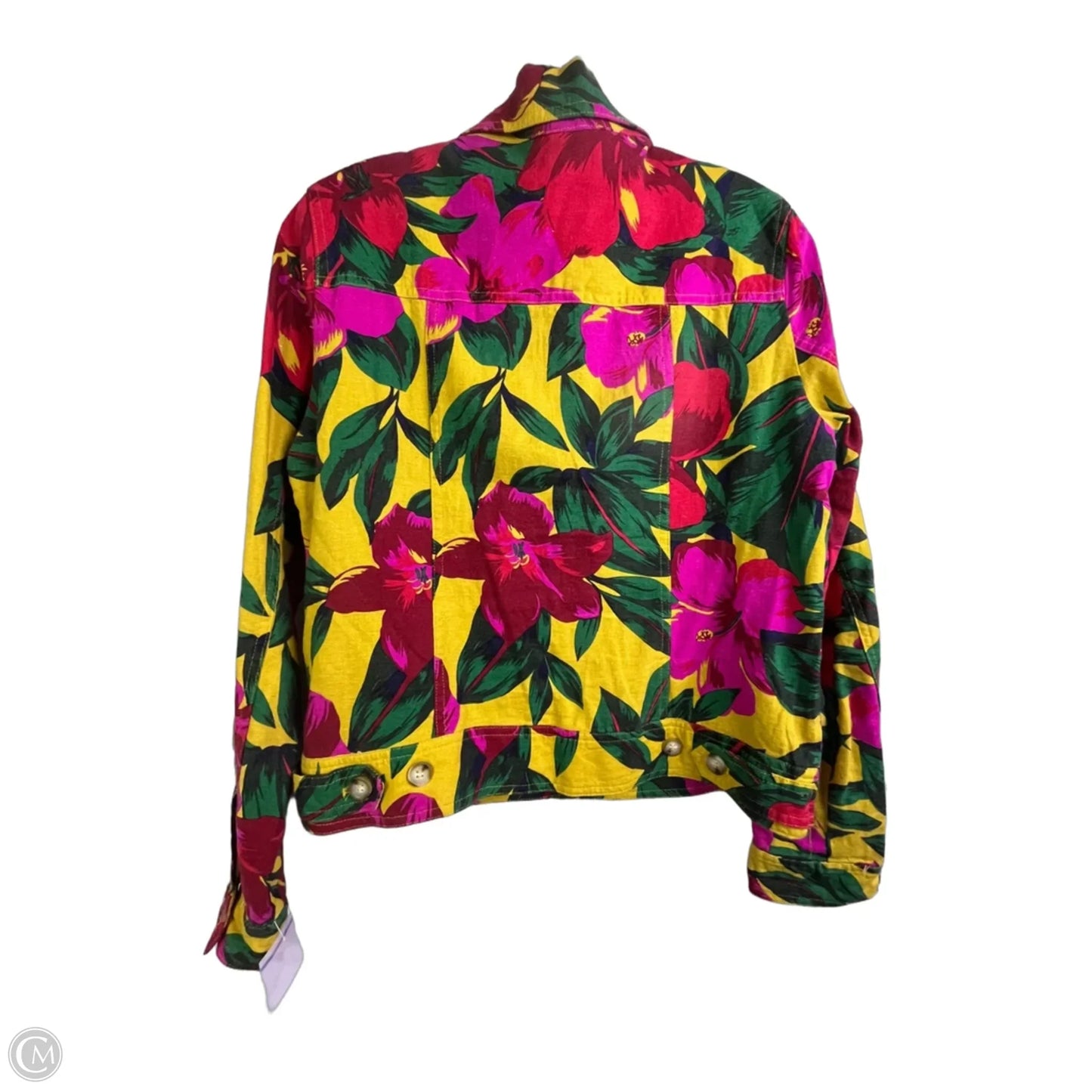 Jacket Shirt By Cynthia Rowley In Yellow, Size: S