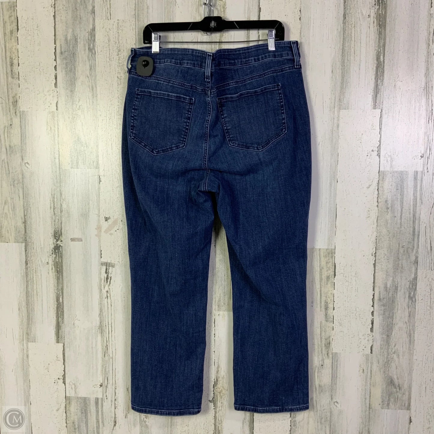 Jeans Straight By Not Your Daughters Jeans In Blue Denim, Size: 16
