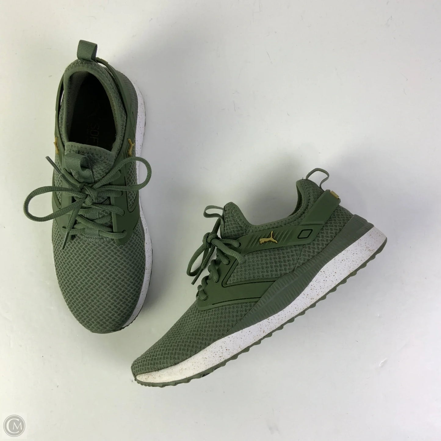 Shoes Athletic By Puma In Green, Size: 10