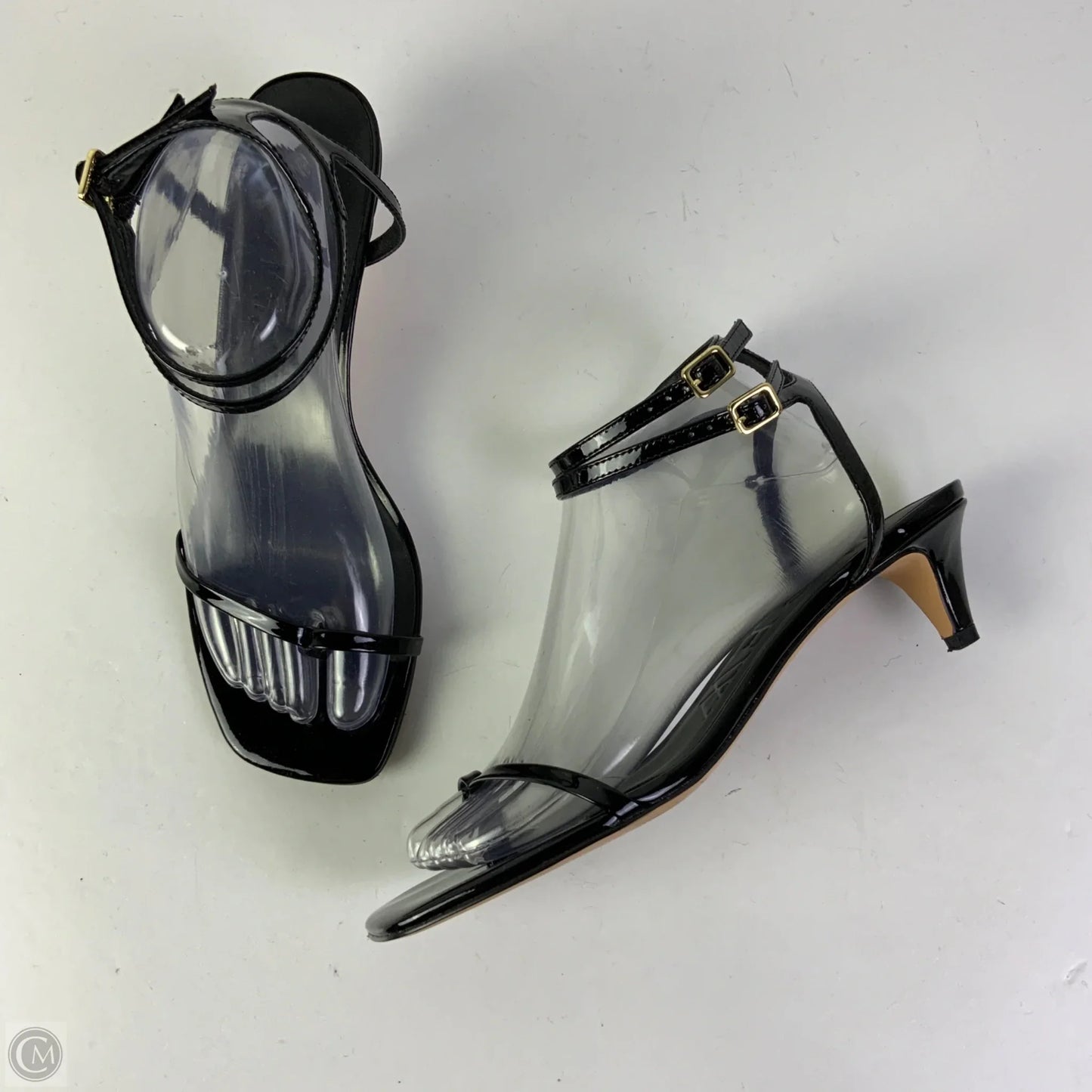 Sandals Heels Kitten By J. Crew In Black, Size: 9