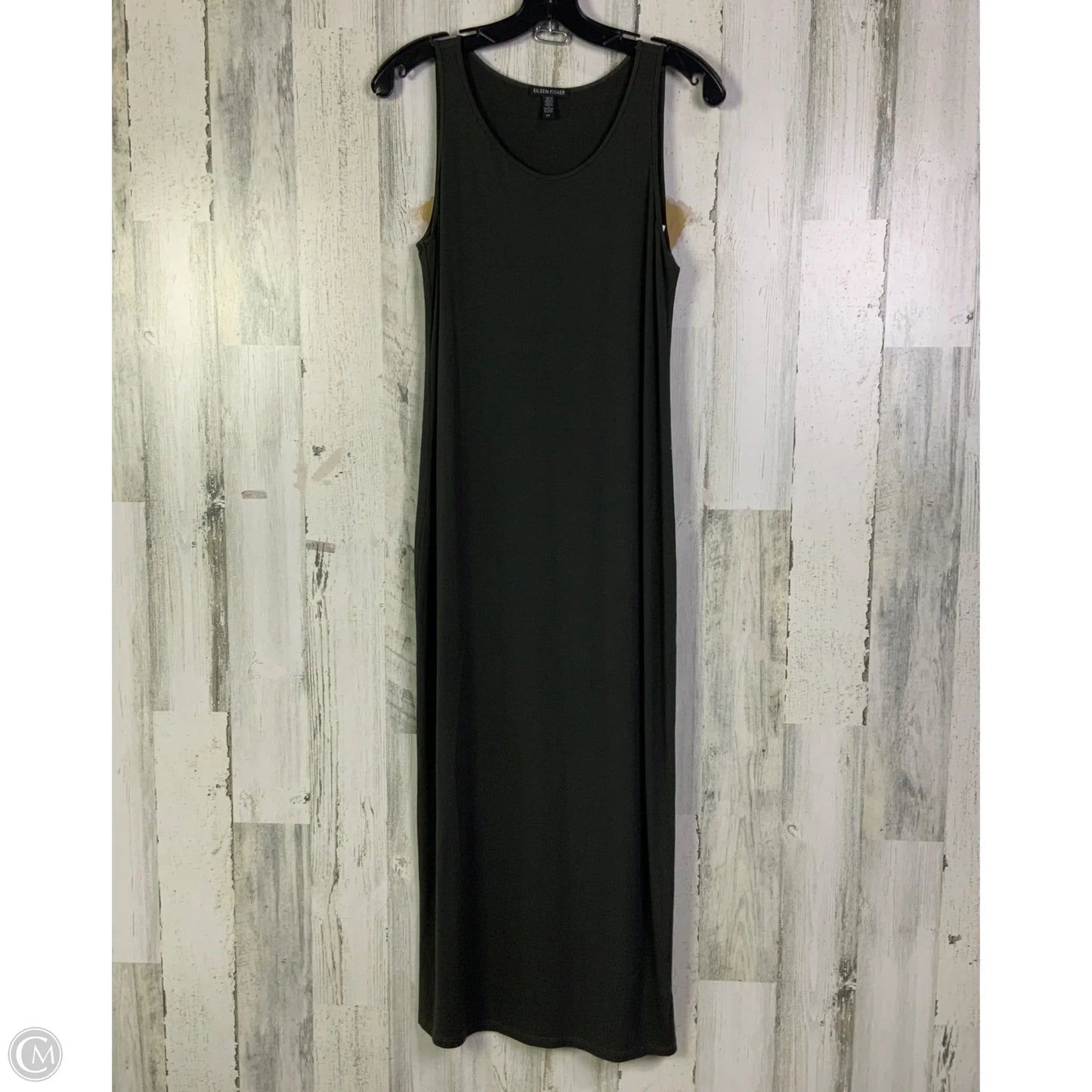 Dress Casual Midi By Eileen Fisher In Grey, Size: S