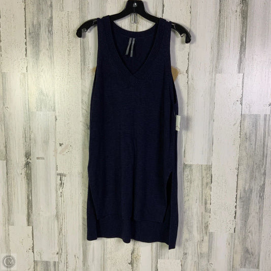 Tunic Sleeveless By Anthropologie In Navy, Size: M