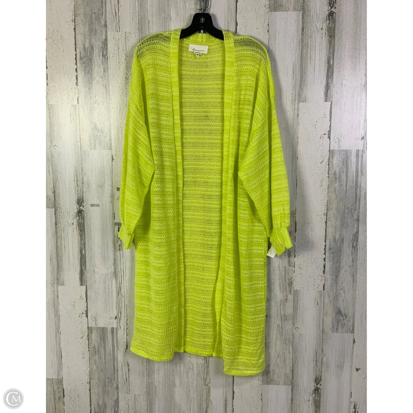 Cardigan By Anthropologie In Yellow, Size: Osfm