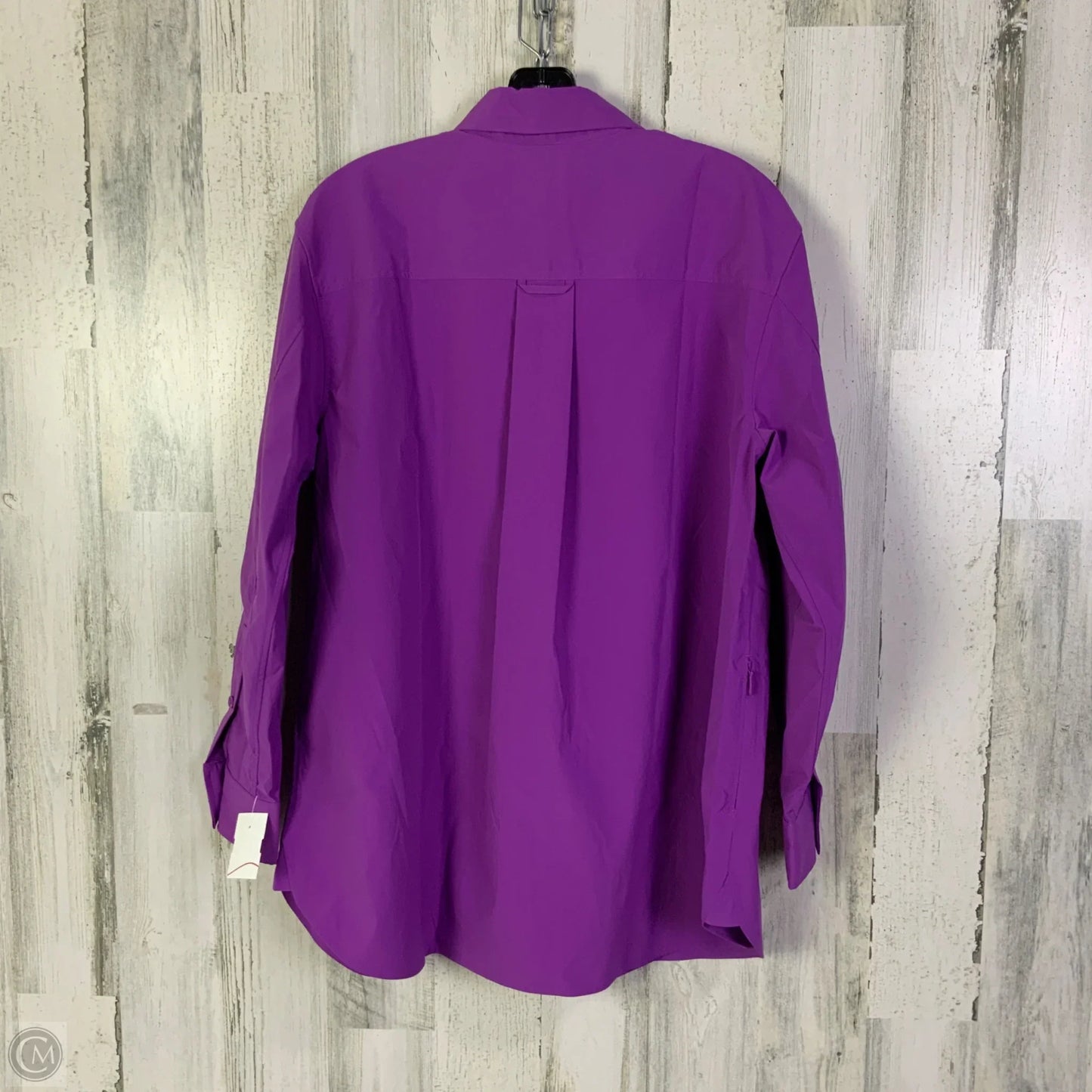 Top Long Sleeve By Athleta In Purple, Size: S