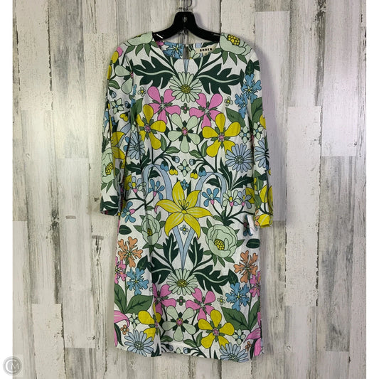 Dress Casual Short By Boden In Green & White, Size: M