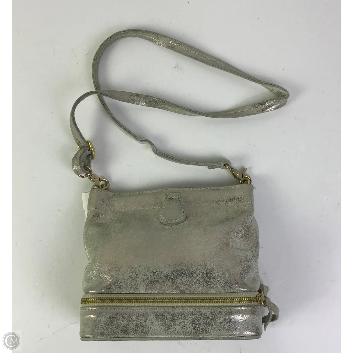 Handbag Leather By Anthropologie, Size: Small