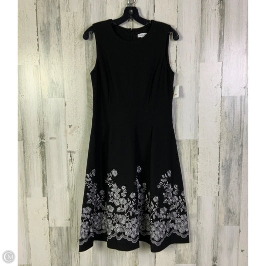 Dress Work By Calvin Klein In Black, Size: M
