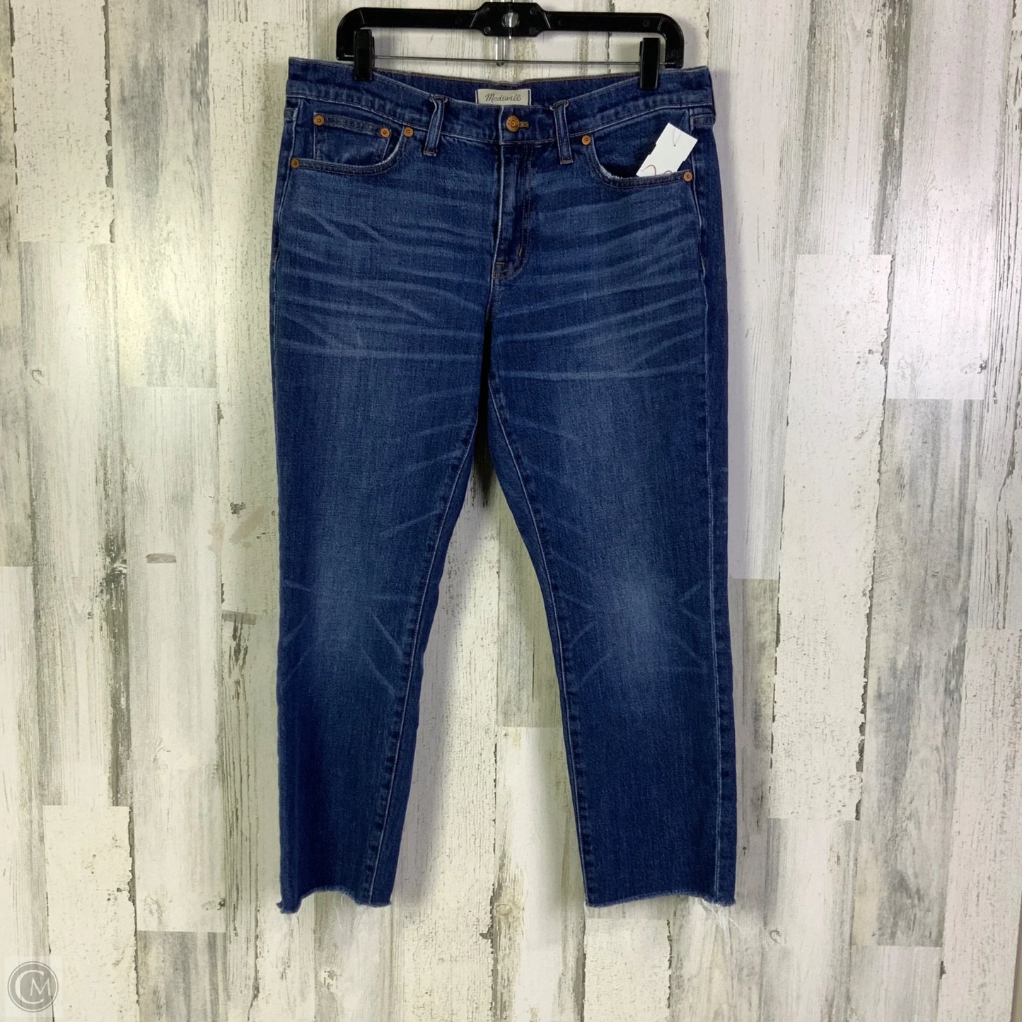 Jeans Boyfriend By Madewell In Blue Denim, Size: 8