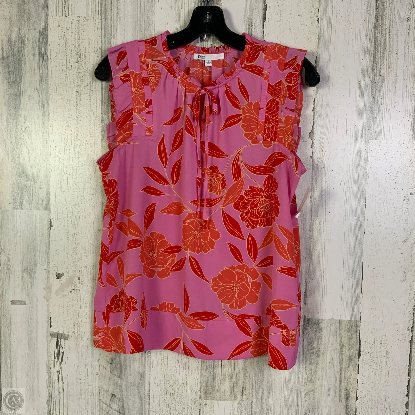 Top Sleeveless By Dr2 In Pink, Size: S