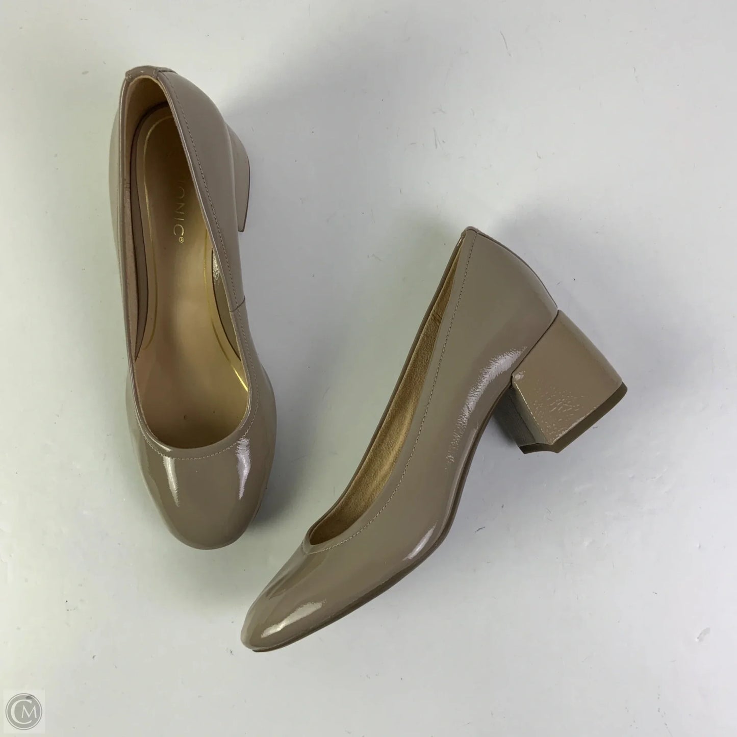 Shoes Heels Block By Vionic In Beige, Size: 8