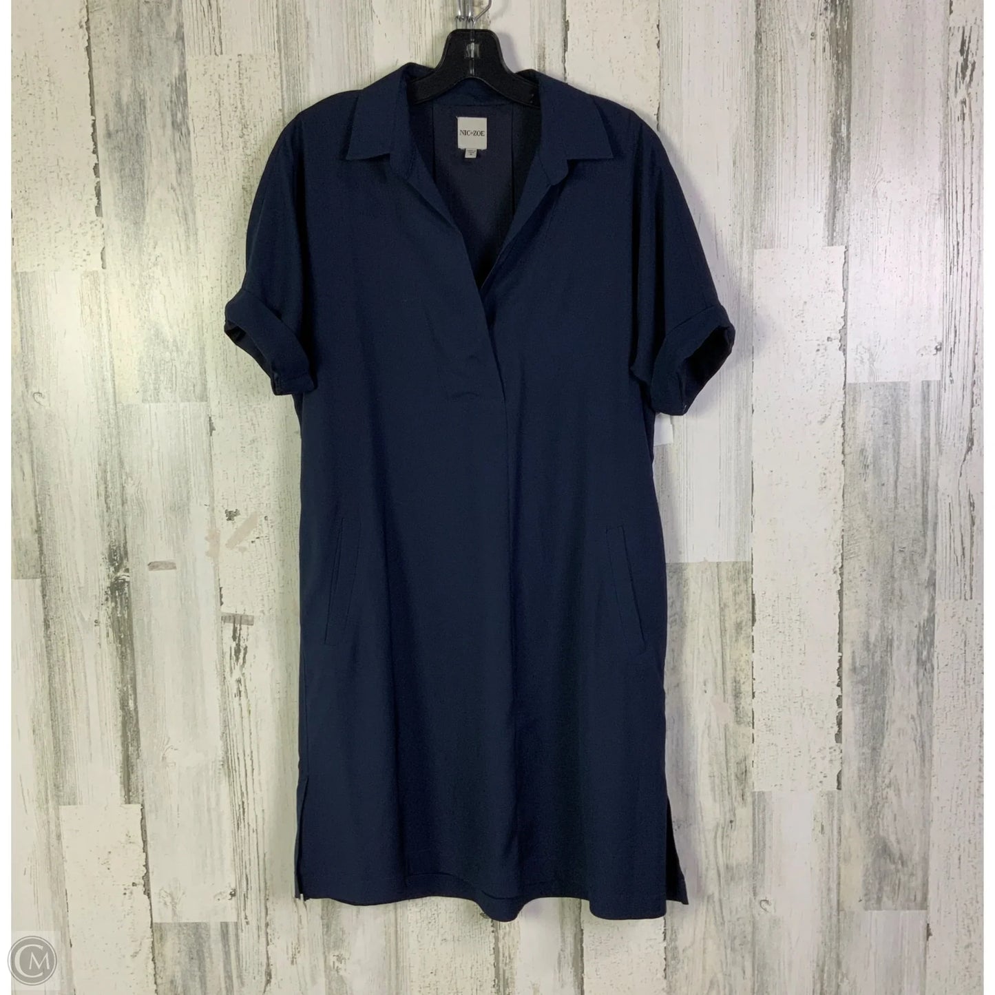 Dress Casual Short By Nic + Zoe In Navy, Size: S