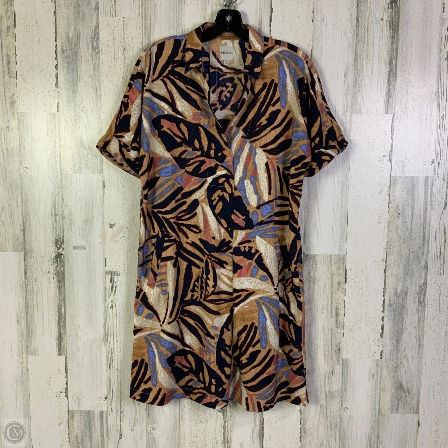 Dress Casual Short By Nic + Zoe In Tan, Size: S
