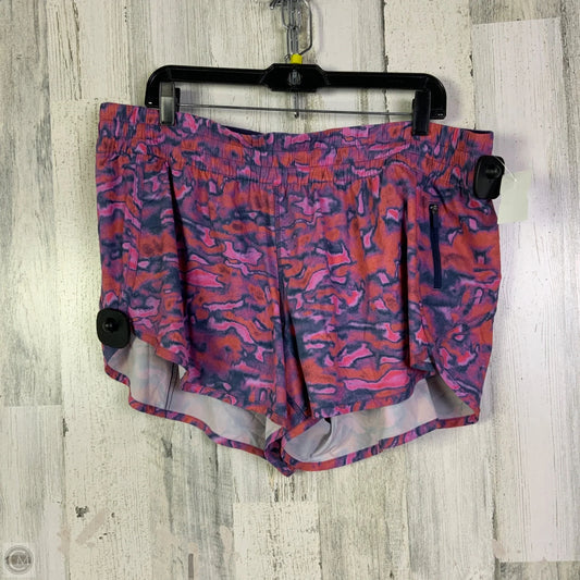 Athletic Shorts By Lululemon In Multi-colored, Size: 1x
