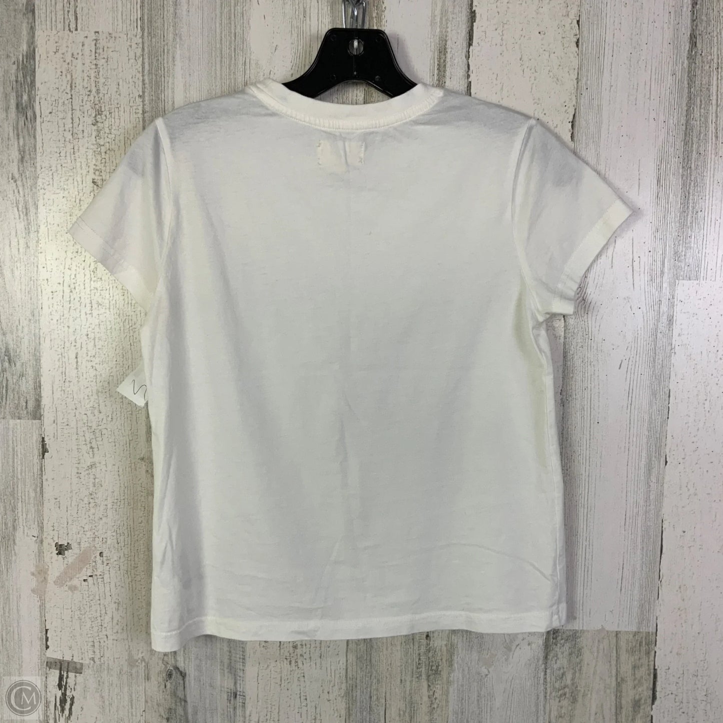 Top Short Sleeve Basic By Thread And Supply In White, Size: M