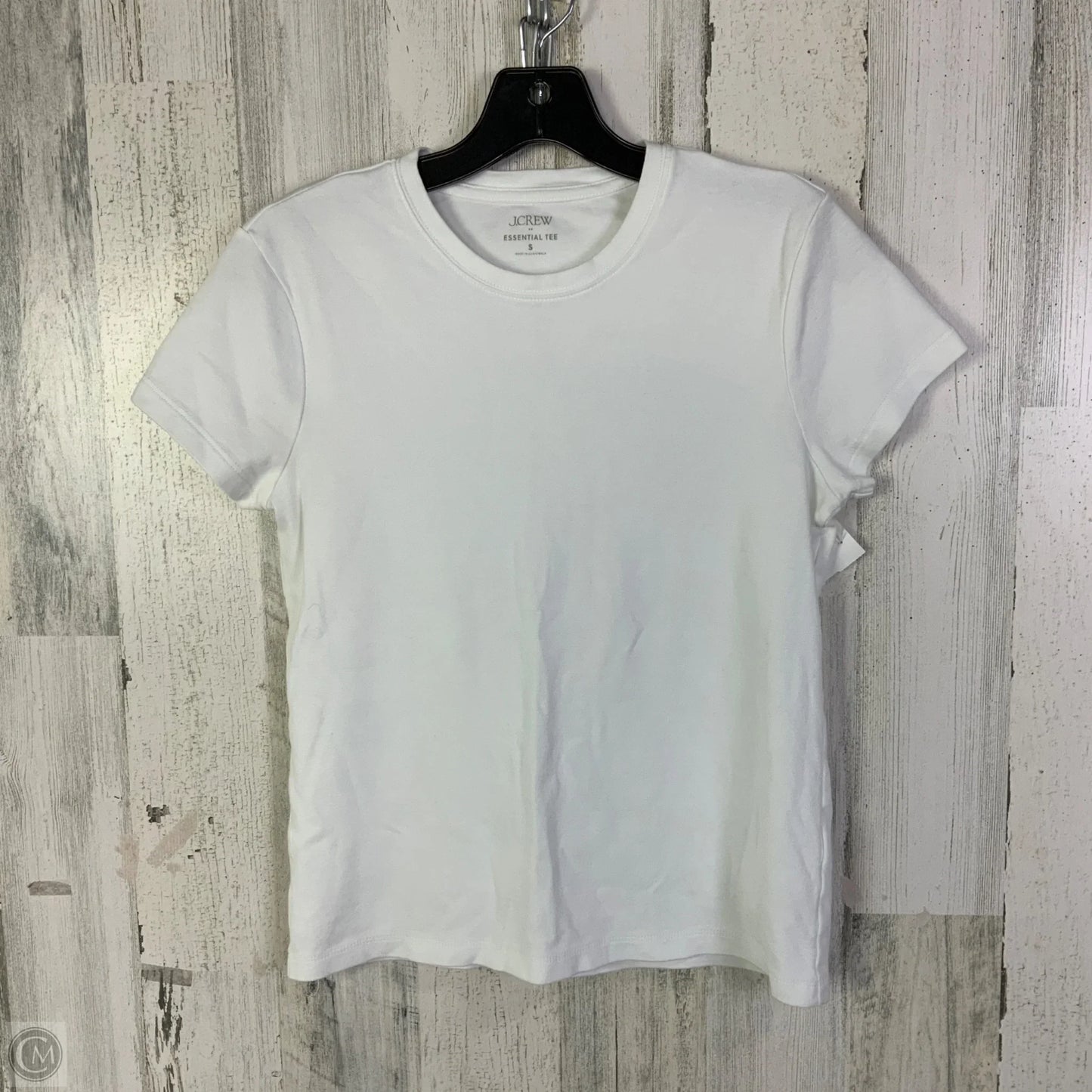 Top Short Sleeve Basic By J. Crew In White, Size: S