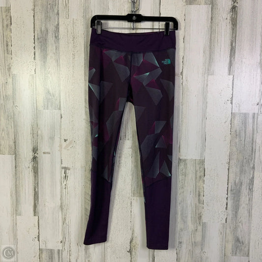 Athletic Leggings By The North Face In Purple, Size: M