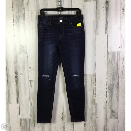 Jeans Skinny By White House Black Market In Blue Denim, Size: 6