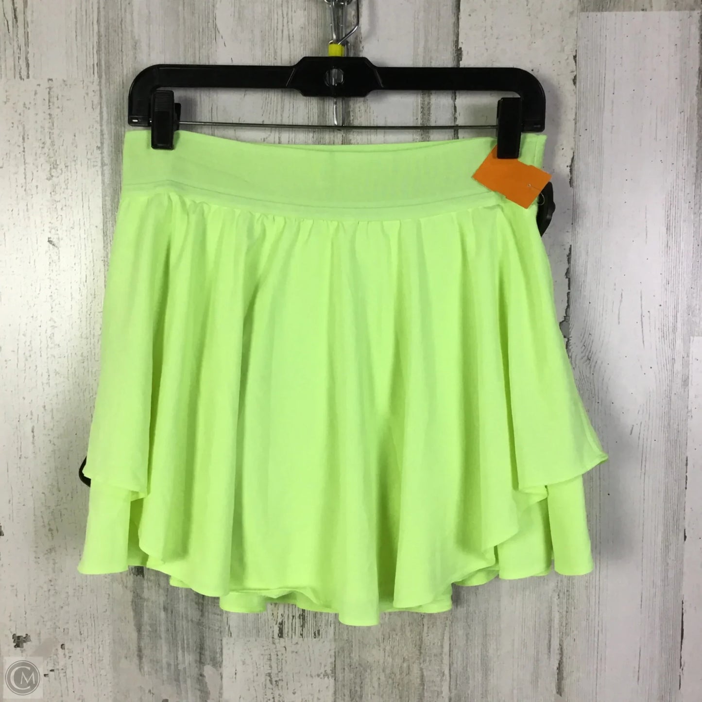 Athletic Skort By Lululemon In Yellow, Size: 8
