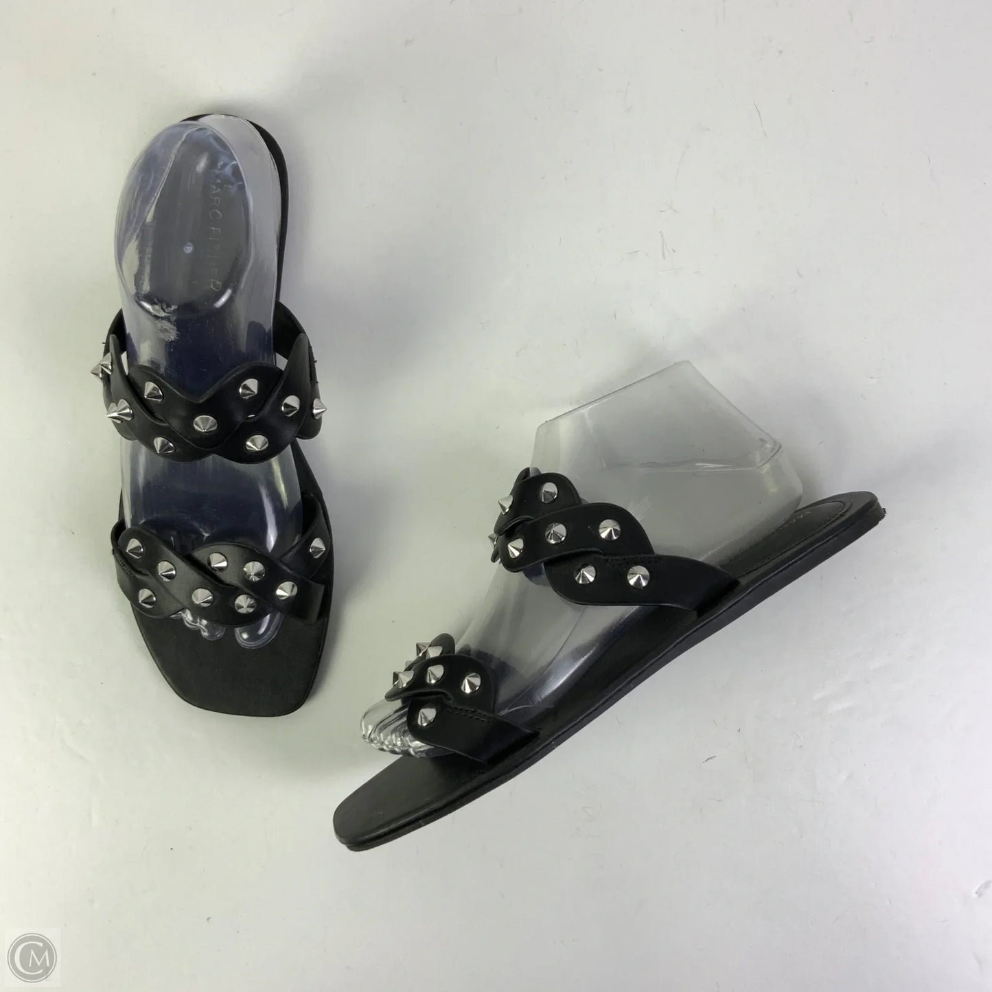 Sandals Flats By Marc Fisher In Black, Size: 9.5