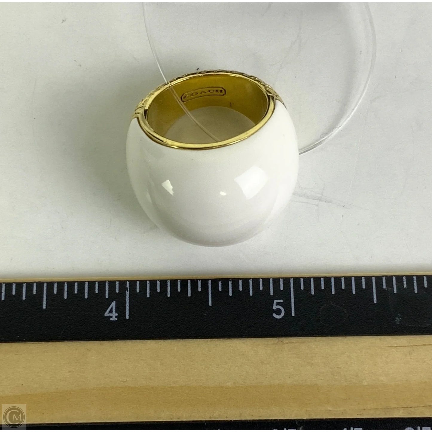 Ring Designer By Coach, Size: 7