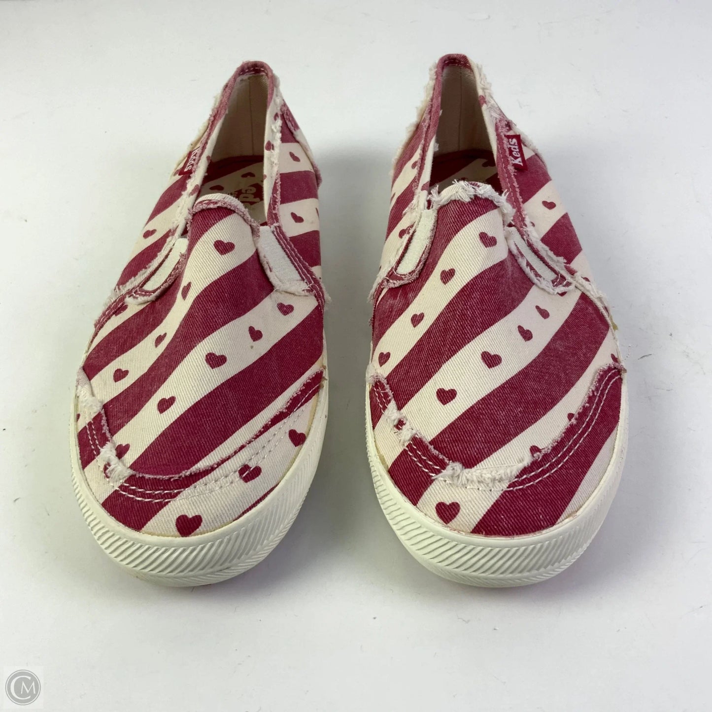 Shoes Flats By Keds In Cream & Red, Size: 7.5