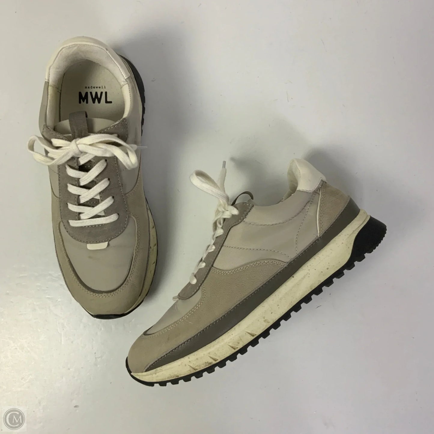 Shoes Sneakers By Madewell In Grey, Size: 9.5