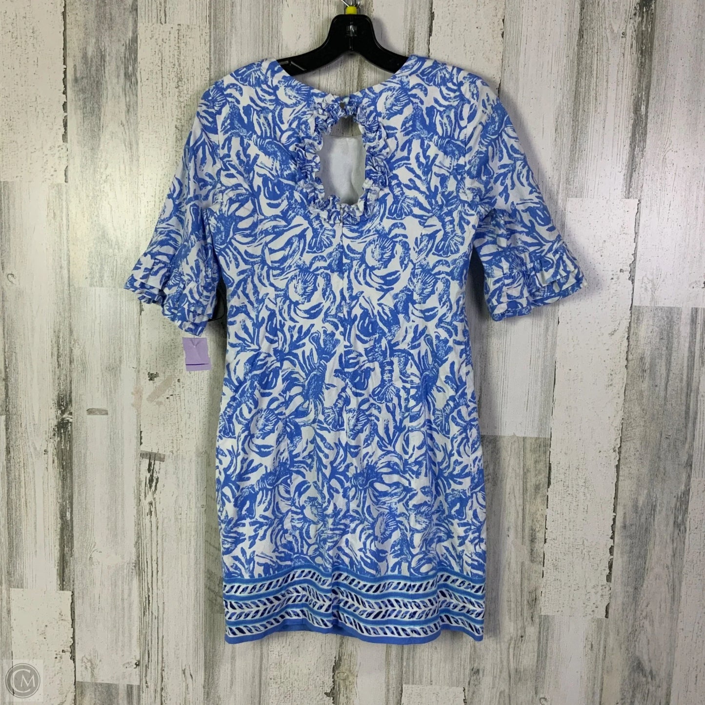 Dress Designer By Lilly Pulitzer In Blue & White, Size: Xs