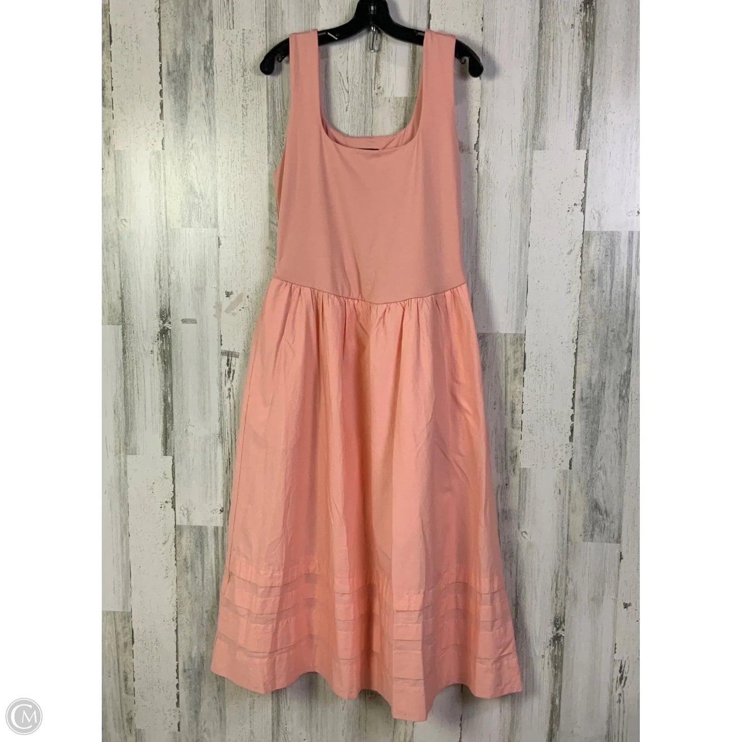 Dress Casual Midi By J. Crew In Pink, Size: L